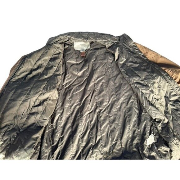 Boyt Harness Mens Sz XL THERMOLITE Insulated Packable Brown Nylon Jacket - Picture 10 of 10